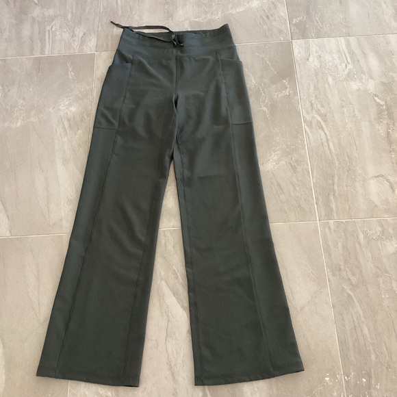 BE COOL Dark Green Flare Pants - Picture 3 of 10
